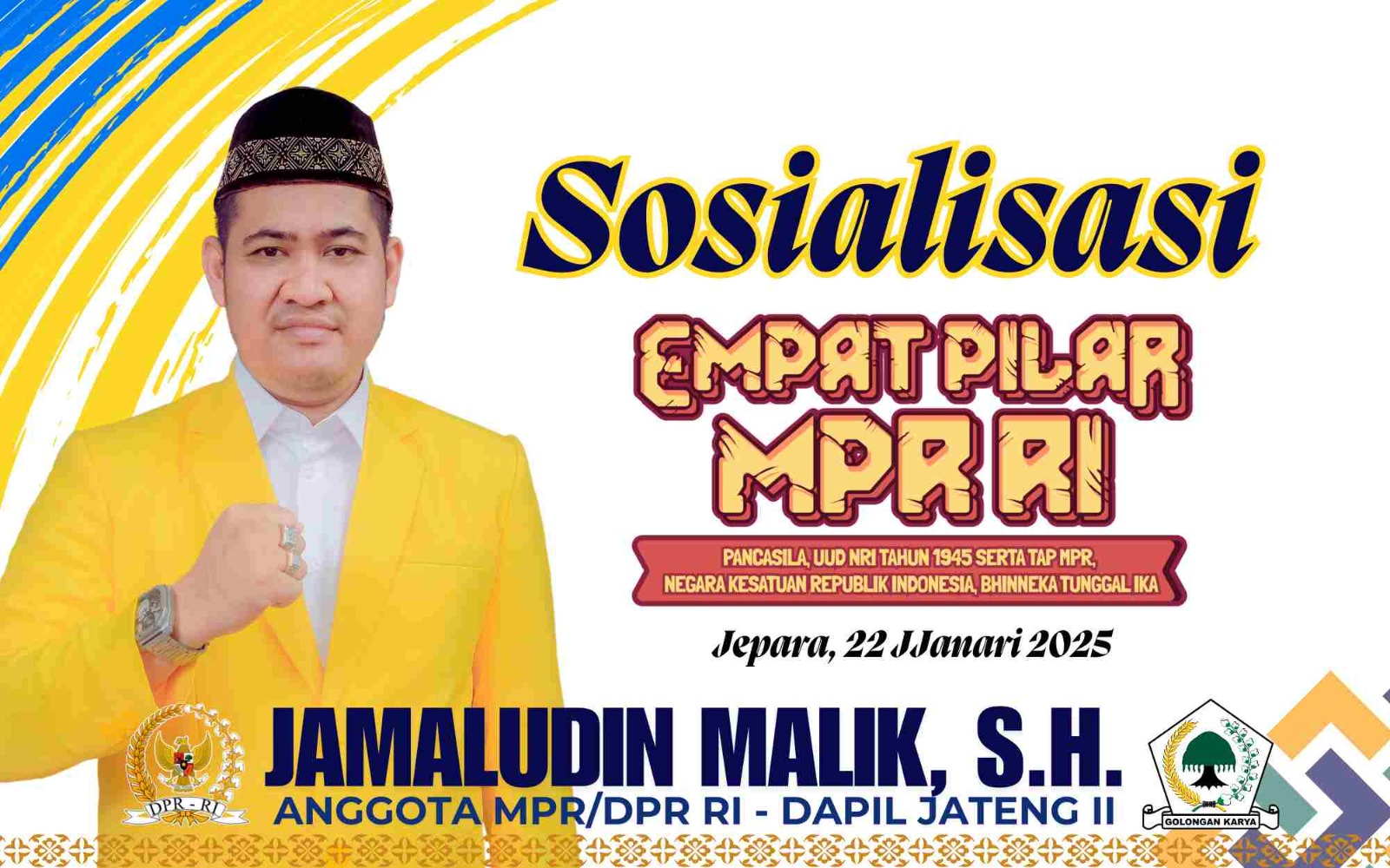 Sosialisasi 4 Pilar MPR RI di Jepara
