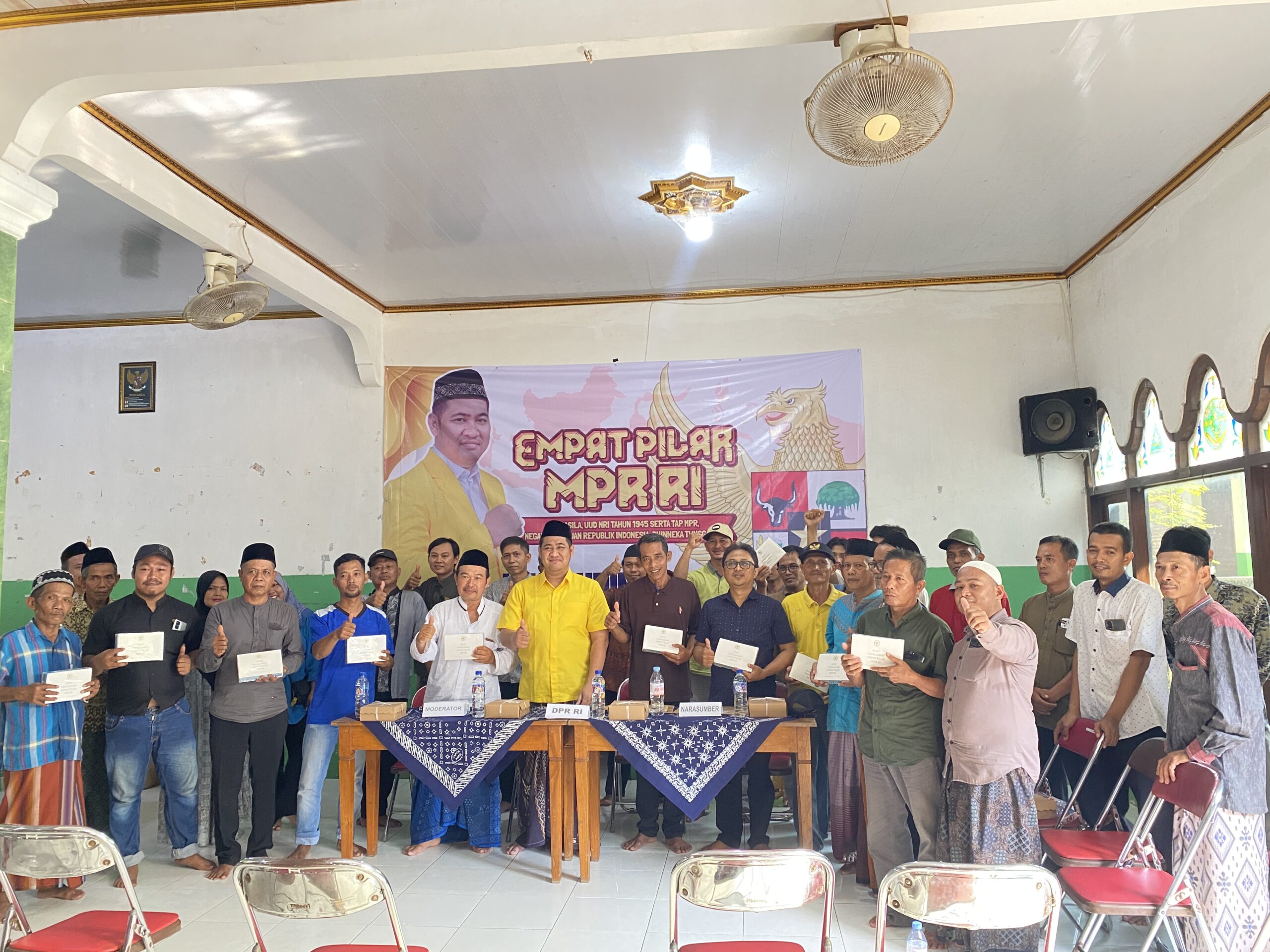 150 Tokoh Masyarakat Jepara Ikuti Sosialisasi 4 Pilar MPR RI Bersama Anggota DPR RI Jamaludin Malik